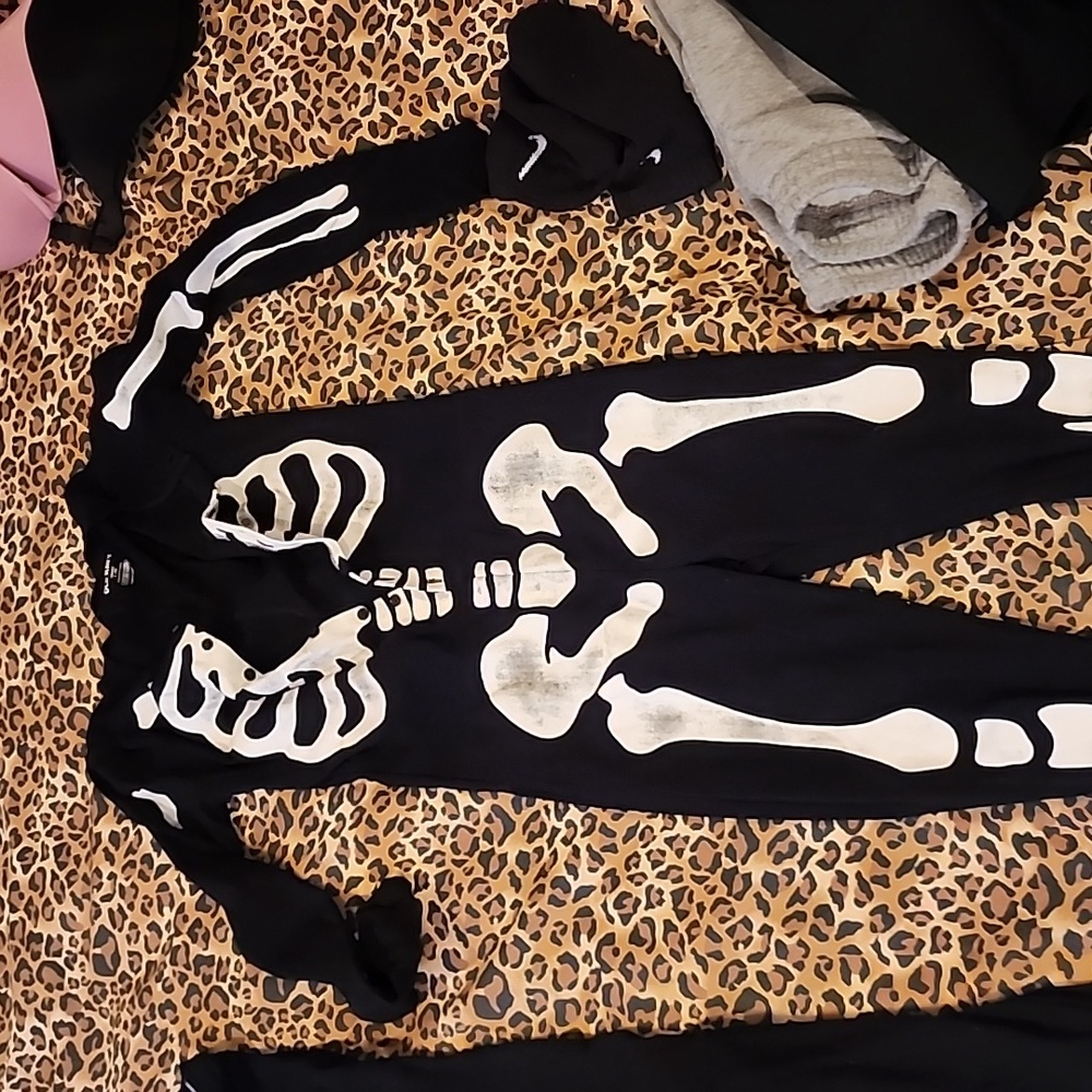 Youth skeleton pajamas